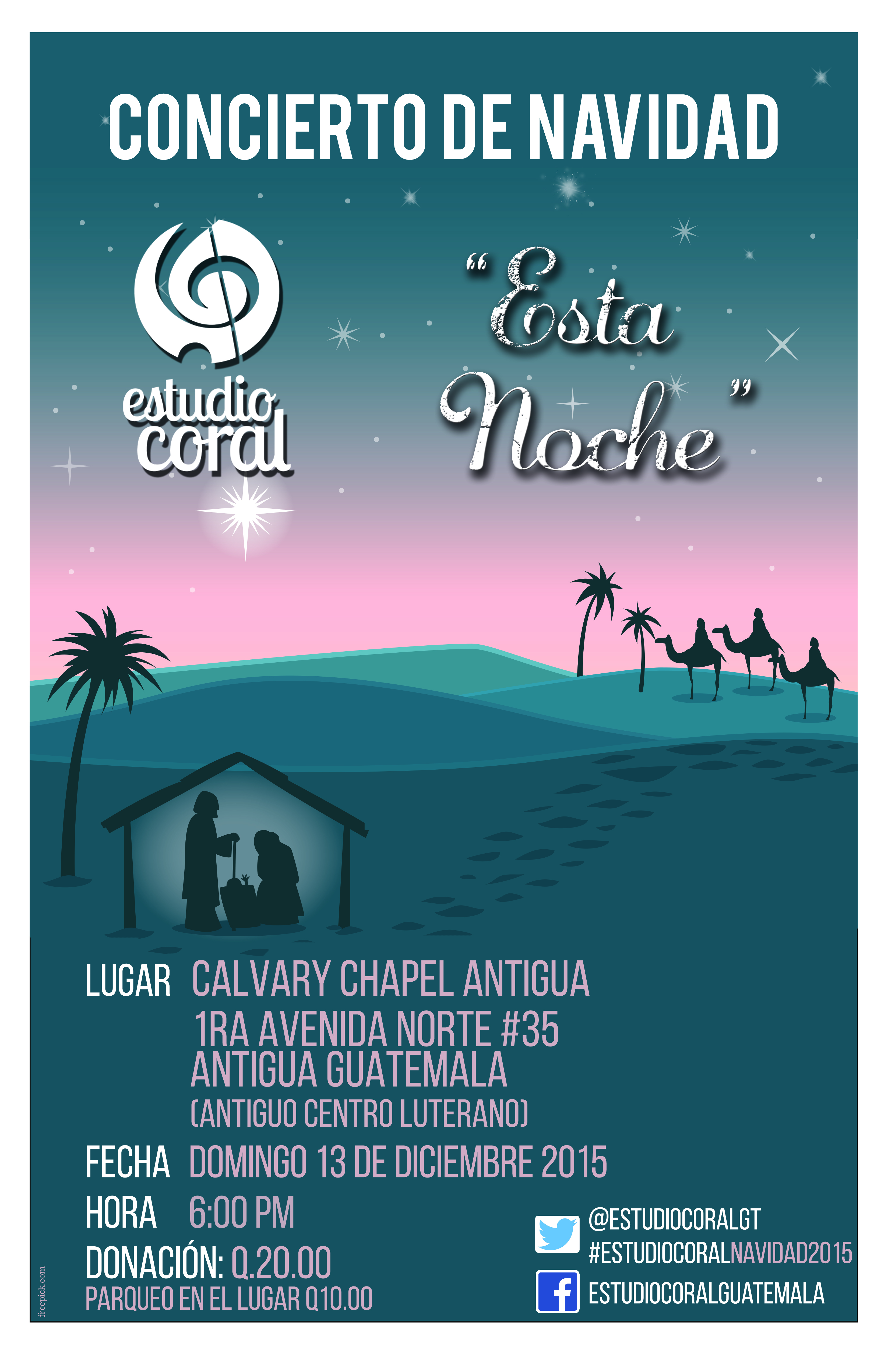 Concierto "Esta Noche"en Calvary Chapel Antigua