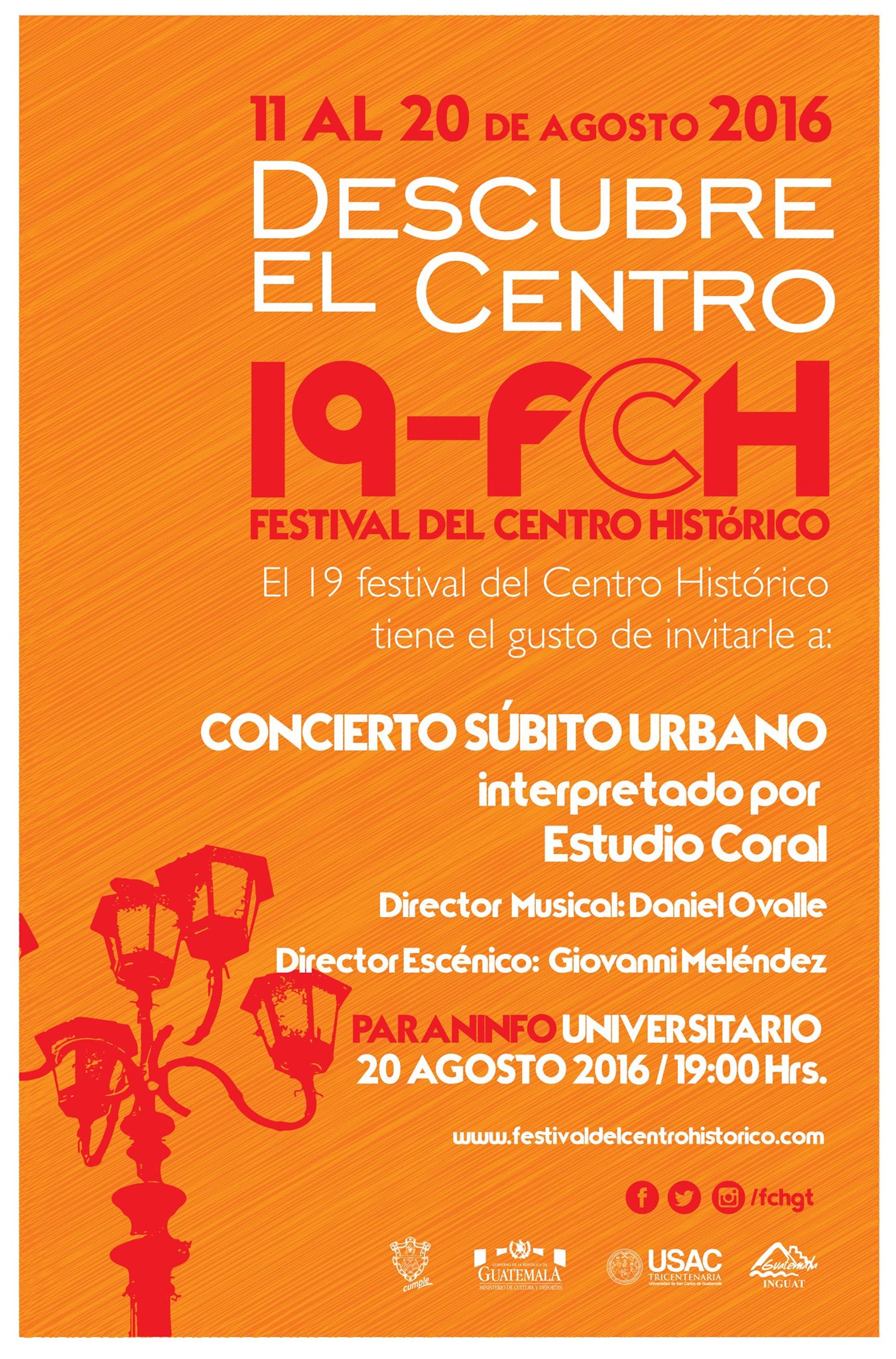 Súbito Urbano en el Festival del Centro Histórico 2016